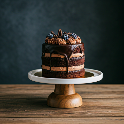 Bánh Chocolate Tầng Việt Quất