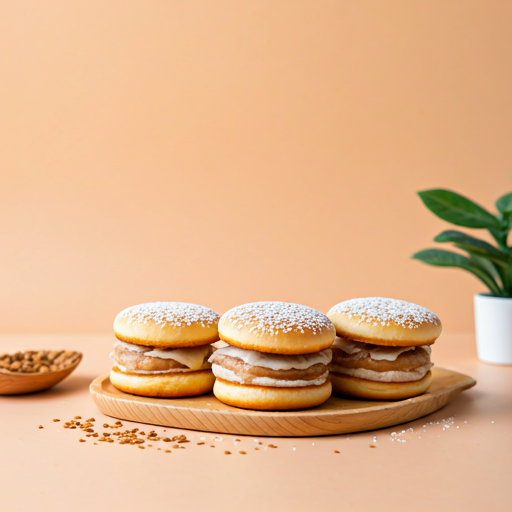 Bánh Mì Kẹp Kem Đường Đen